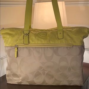 Coach Oversized Nylon Packable Weekender